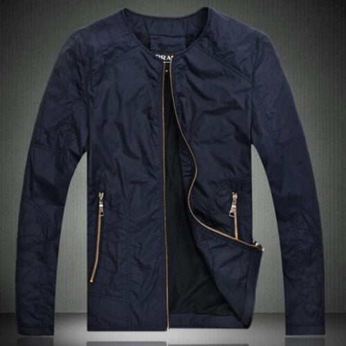 Light Weight Mens Collarless Jacket