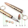 Multifunction Bullet Shape Keychain